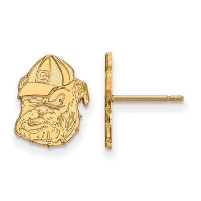 University of Georgia Small Post Earring 10k Yellow Gold 1Y050UGA, MPN: 1Y050UGA, 886774819167