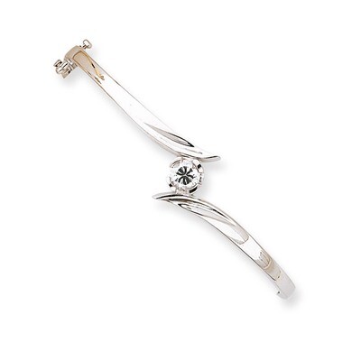 Bangle Bracelet Mounting 14k White Gold XB281, MPN: XB281,