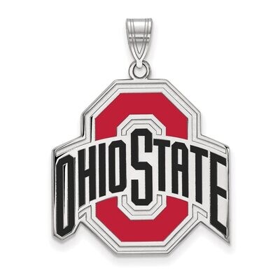 Ohio State University Extra Large Enamel Pendant Sterling Silver SS086OSU, MPN: SS086OSU, 886774693…