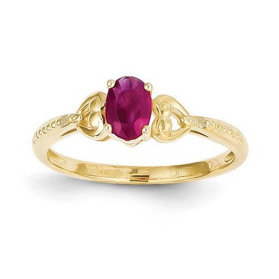 Genuine Ruby Diamond Ring 10k Gold 10XB280, MPN: 10XB280, 883957345314