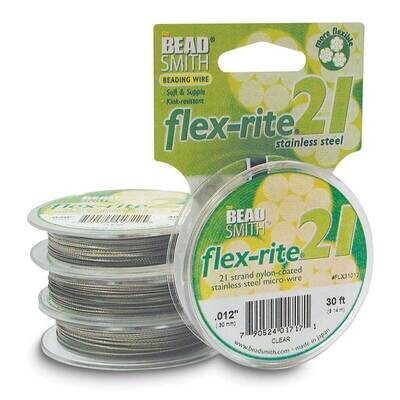 Flex-rite 21 Clear .012in Diameter 30 Feet Strand Wire Stainless Steel CRD852/12-30, MPN: CRD852/12…