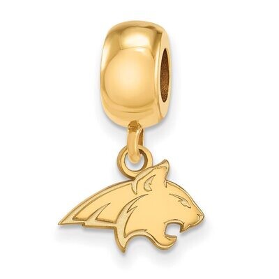 Montana State University Bead Charm x-Small Dangle Gold-plated Silver GP013MTU, MPN: GP013MTU, 8867…
