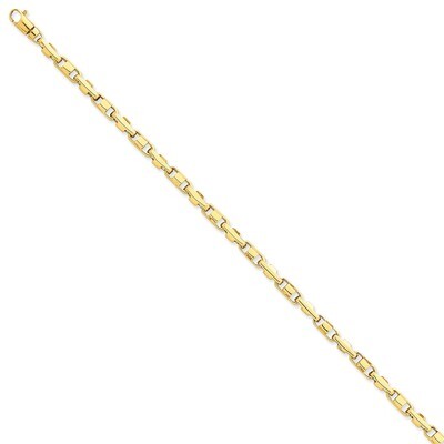 3.75mm Polished Fancy Link Chain 22 Inch 14k Gold LK737-22, MPN: LK737-22, 191101654572