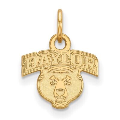 Baylor University x-Small Pendant Gold-plated Silver GP022BU, MPN: GP022BU, 886774926643