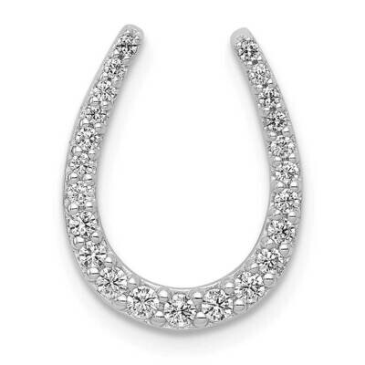 1/4Ct. Diamond Horseshoe Chain Slide 14k White Gold PM5148-025-WA, MPN: PM5148-025-WA, 883957871189