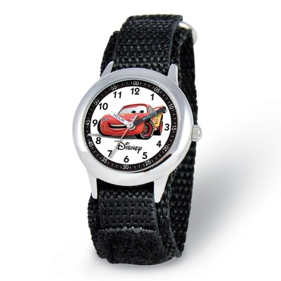 Disney Kids Cars Lightning McQueen Black Strap Time Teacher Watch  XWA5724, MPN: XWA5724, 843231060…