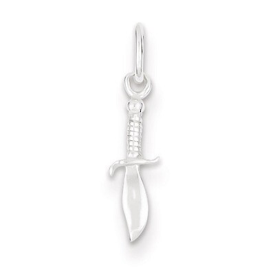 Knife Charm Sterling Silver QC6960, MPN: QC6960, 883957572871