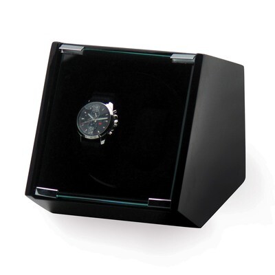 Rotations Black Finish Dual Watch Winder High Gloss GM18026, MPN: GM18026, 191101878299
