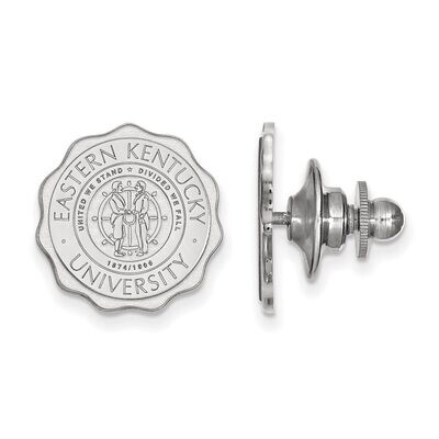 Eastern Kentucky University Crest Lapel Pin Sterling Silver SS017EKU, MPN: SS017EKU, 886774682181