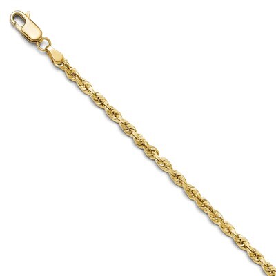 Leslie&#39;s 3.00mm Diamond Cut Rope Chain 24 Inch - 10k Gold HB-8005-24, MPN: 8005-24, 886774546599