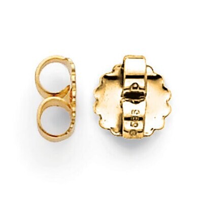 Ultra Heavy Friction Earring Nut 10k Yellow Gold 1Y722, MPN: 1Y722,