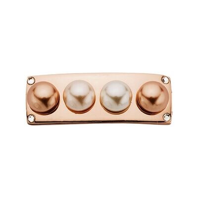Nikki Lissoni Rose Gold-plated Small Tag of 26 x 9 mm Pearls From The Sea T1010RGS, MPN: T1010RGS, …