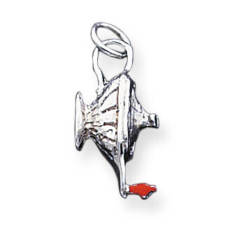 Lamp of Knowledge Charm Sterling Silver QC172, MPN: QC172, 883957905501