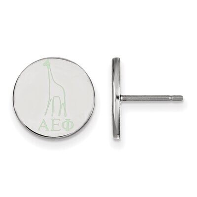 Alpha Epsilon Phi Enameled Post Earrings Sterling Silver SS047AEP, MPN: SS047AEP, 886774610177