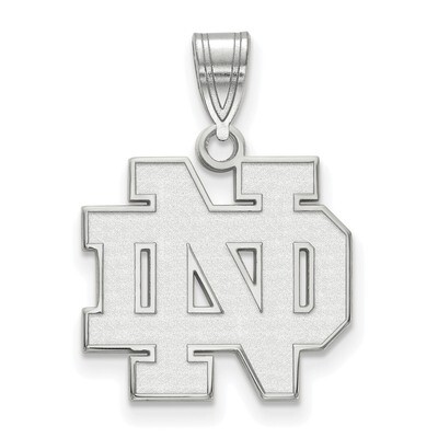 University of Notre Dame Medium Pendant Sterling Silver SS003UND, MPN: SS003UND, 191101121197