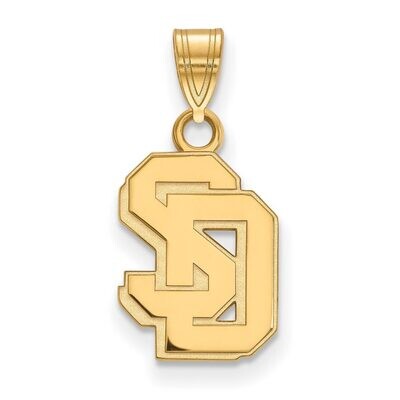 University of South Dakota Small Pendant Gold-plated Silver GP005USD, MPN: GP005USD, 886774901961