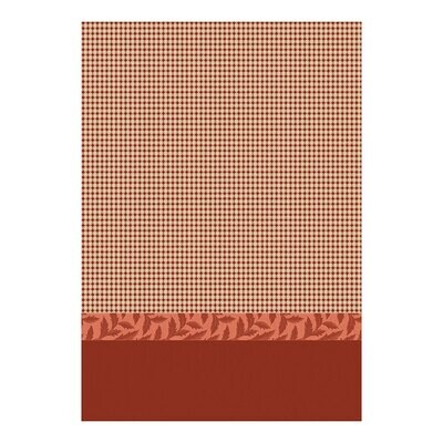 Le Jacquard Francais Hand Towel Josephine Red 100% Cotton 27112 Set of 4, MPN: 27112, 3660269271121