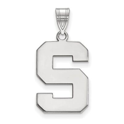 Michigan State University Large Pendant 14k White Gold 4W004MIS, MPN: 4W004MIS, 886774830667