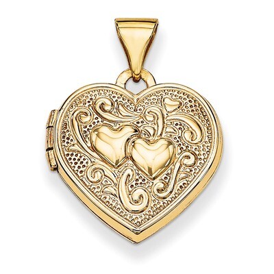 Heart Locket 14k Gold XL202, MPN: XL202, 886774127682