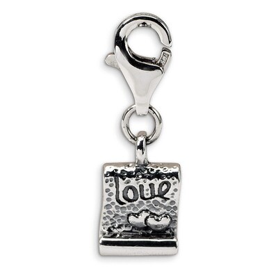 Love Note Click-on for Bead - Sterling Silver QRS559, MPN: QRS559, 883957724706