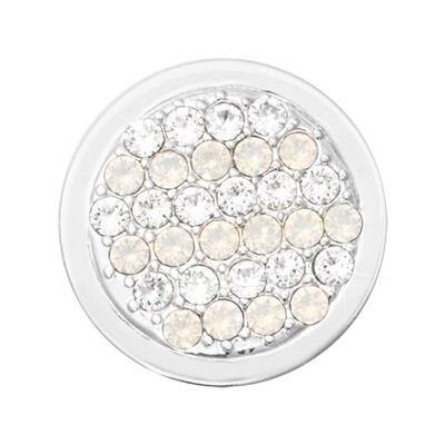 Nikki Lissoni Fashionable Diamonds Silver-Plated 23mm Coin C1594SS, MPN: C1594SS, 8719075300466