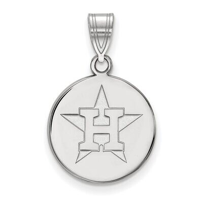 Houston Astros Medium Disc Pendant 14k White Gold 4W017AST, MPN: 4W017AST, 886774841533