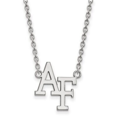 United States Air Force Academy Large Pendant with Necklace Sterling Silver SS012USA-18, MPN: SS012…
