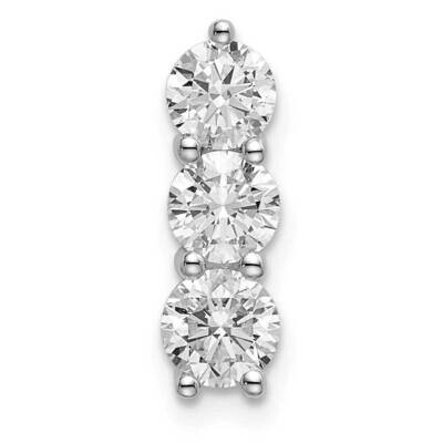 Diamond Si1/Si2 G H I 3-Stone Pendant 14k White Gold Lab Grown PM6637-100-WLG, MPN: PM6637-100-WLG,…