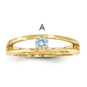 3mm Genuine family jewelry Ring 14k Gold XMR71/1GY, MPN: XMR71/1GY, 191101539923