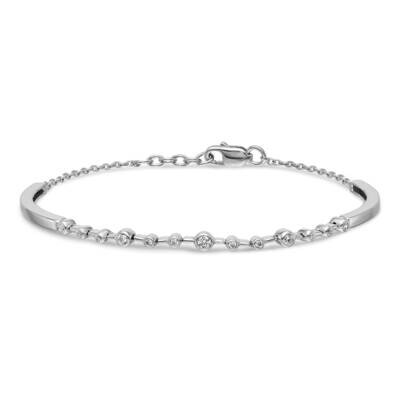 Bangle Bracelet 14k White Gold Diamond BM3724-025-WA, MPN: BM3724-025-WA, 883957252261