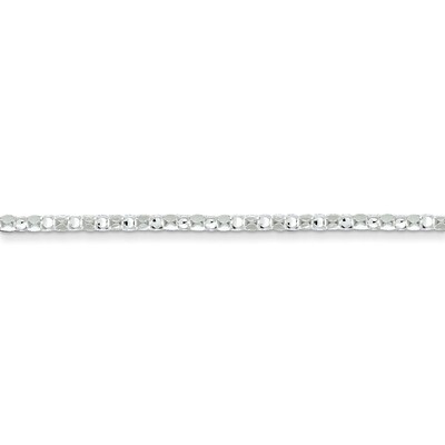 18 Inch Mesh 2.50mm Chain Sterling Silver Fancy QFC161-18, MPN: QFC161-18, 886774408286