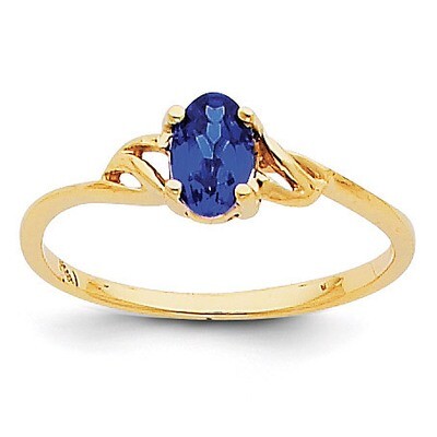 Saphire Birthstone Ring 14k Gold XBR138, MPN: XBR138, 883957373690
