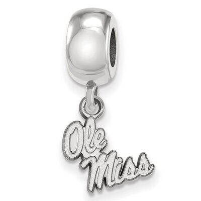 University of Missisippi Bead Charm Extra Small Dangle Sterling Silver SS058UMS, MPN: SS058UMS, 886…