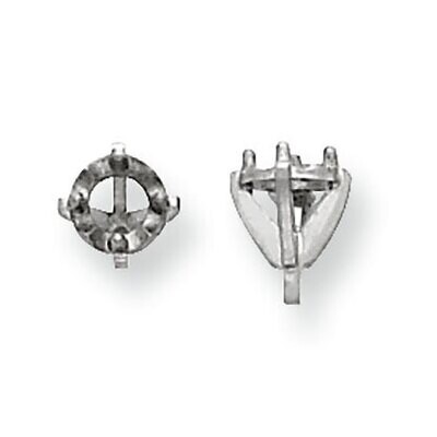 Illusion 4-Prong High .01ct. Setting 14k White Gold WG283, MPN: WG283,