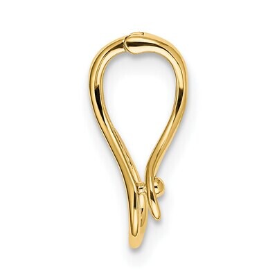Pearl Enhancer Pendant Setting 14k Yellow Gold YG1491, MPN: YG1491,