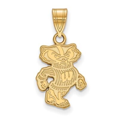 University of Wisconsin Medium Pendant Gold-plated Silver GP045UWI, MPN: GP045UWI, 886774944739