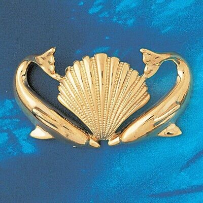 Dazzlers Jewelry Dolphin Slide Pendant Necklace Charm Bracelet in Yellow, White or Rose Gold 58, MP…