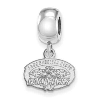 Jacksonville State University Bead Charm Extra Small Dangle Sterling Silver SS013JAC, MPN: SS013JAC…
