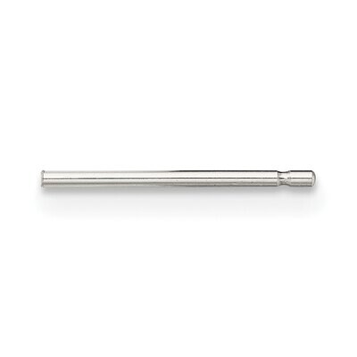 Single Notched .030 x .500 inch Post Sterling Silver SS3072, MPN: SS3072,