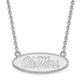 University of Mi10kwisippi Large Pendant with Chain Necklace 10k White Gold 1W016UMS-18, MPN: 1W016…