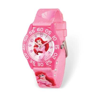 Disney The Little Mermaid Time Teacher Pink Band Kids Watch XWA6292, MPN: XWA6292, 839628005506
