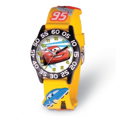 Disney Kids Cars Lightning McQueen Acrylic Time Teacher Watch  XWA5735, MPN: XWA5735, 843231077218