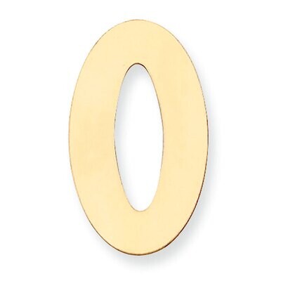 Oval with Hole Stamping 14k Yellow Gold YG1112, MPN: YG1112,