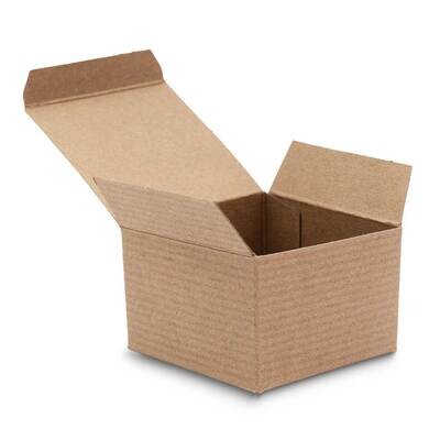 Brown Pack of 10 Square 3x3x2in Recycled Paper Gift Boxes JT5090-BR, MPN: JT5090-BR,