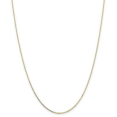 .7mm Box Chain 22 Inch 10k Gold 10KPE2-22, MPN: 10KPE2-22, 191101725753