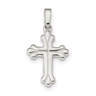 Cross Pendant Sterling Silver Polished QC9071, MPN: QC9071, 883957962221