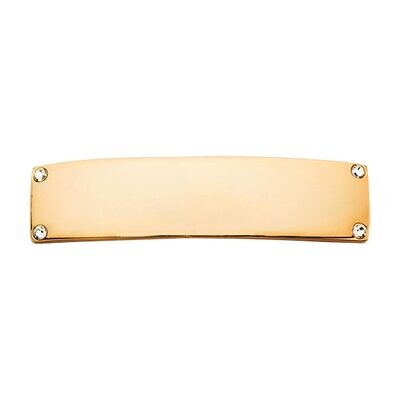 Nikki Lissoni Gold-plated Medium Tag of 42 x 9 mm with Swarovski Stones T1014GM, MPN: T1014GM, 8719…