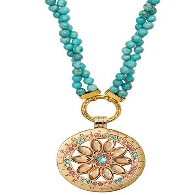 Nikki Lissoni 33mm Coin Inside 35mm Pendant On 48cm Length Necklace with Deluxe Gift Box Bag &amp; Pouc…