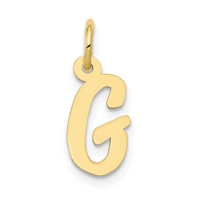 Script Initial G Charm 10k Gold Small 10YC658G, MPN: 10YC658G,