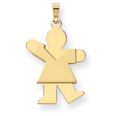 Girl Charm 14k Gold XK112, MPN: XK112, 883957415147